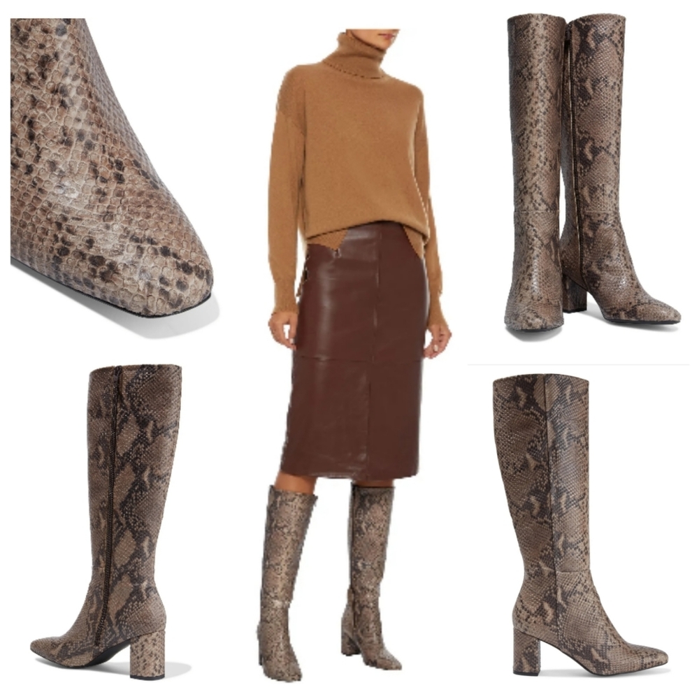 Snakeskin Python boots